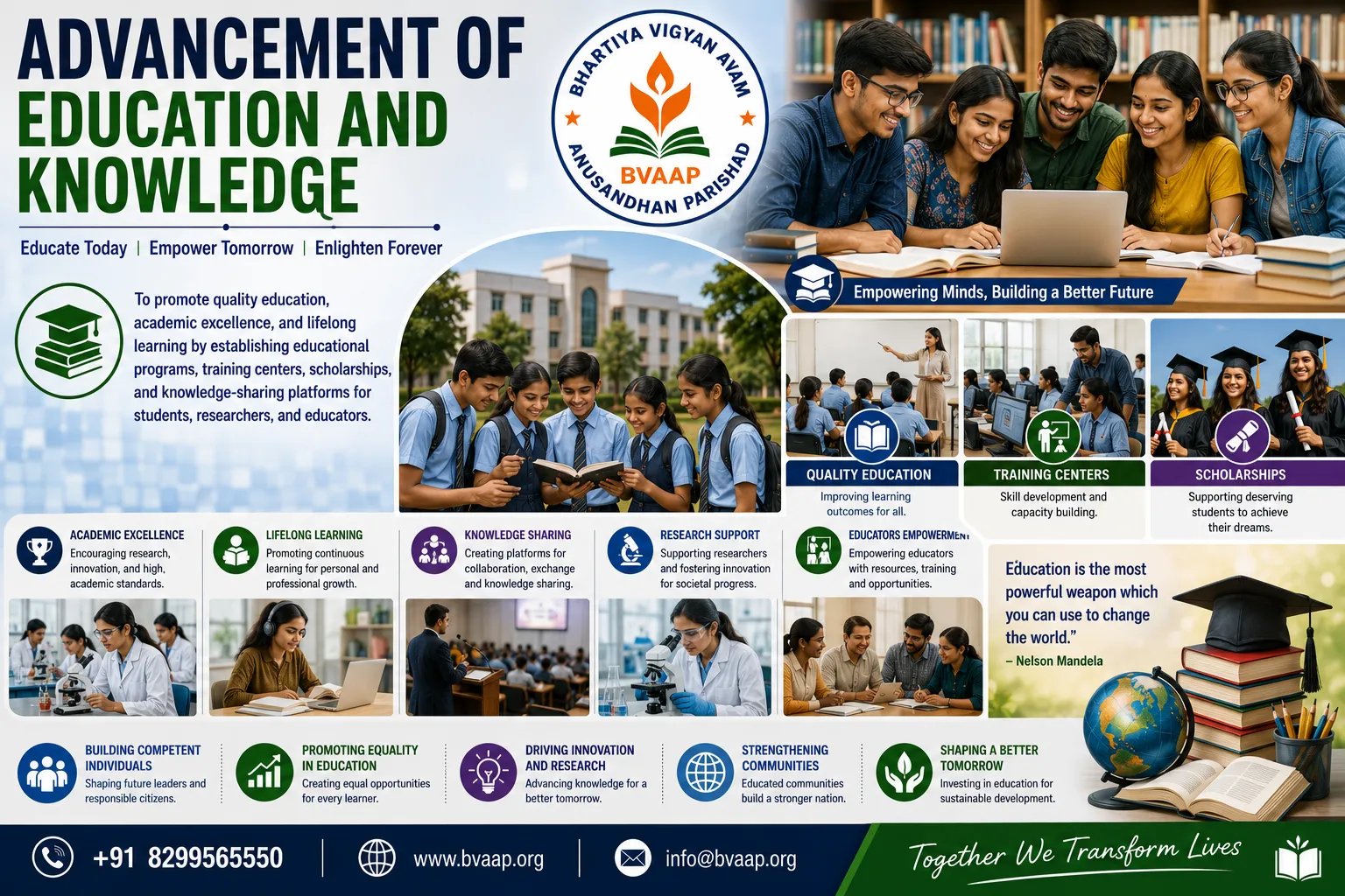 Advancement of Education and Knowledge
